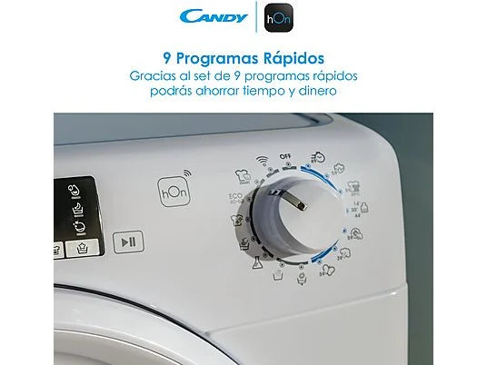Lavadora secadora - Candy Smart Pro Inverter COW 4854TWM6/1-S, 8 kg/5 kg, 1400 rpm, 16 programas, Wi-Fi, A-10% en Lavado, Blanco