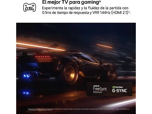 TV OLED 48 - LG OLED48C45LA, OLED 4K, Procesador Inteligente 4K α9 Gen7, Smart TV, DVB-T2 (H.265), Negro