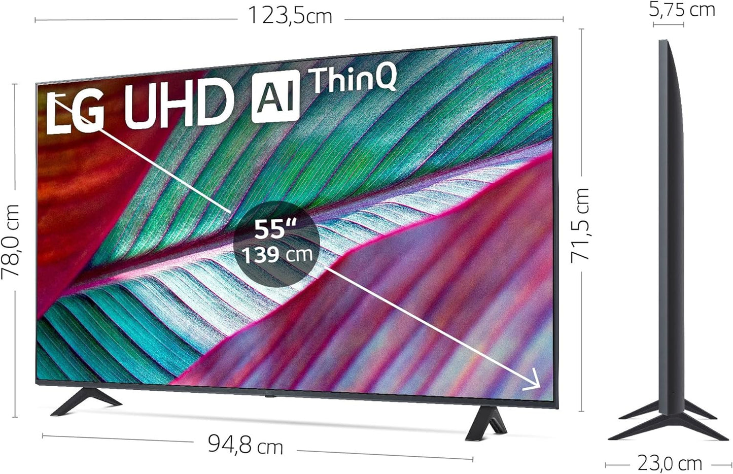 LG 55UR78006LK - Televisor LED Smart TV 55 4K