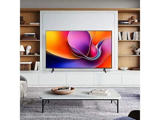 TV LED 65" - Hisense 65A6Q, UHD 4K, Quad Core/MT9603, IA 4K Upscaler, Modo Juego Plus, Control por voz, Negro