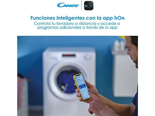 Lavadora secadora - Candy Smart Pro Inverter COW 4854TWM6/1-S, 8 kg/5 kg, 1400 rpm, 16 programas, Wi-Fi, A-10% en Lavado, Blanco