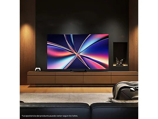 TV Mini LED 50 - Hisense 50E8Q, UHD 4K, 144 Hz, Hi-View Engine, Escalador HDR IA, Subwoofer integrado, Negro