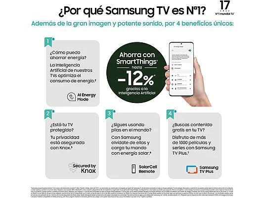 Televisor Samsung TQ55Q64CAUXXC 55 Qled 4K Smart TV