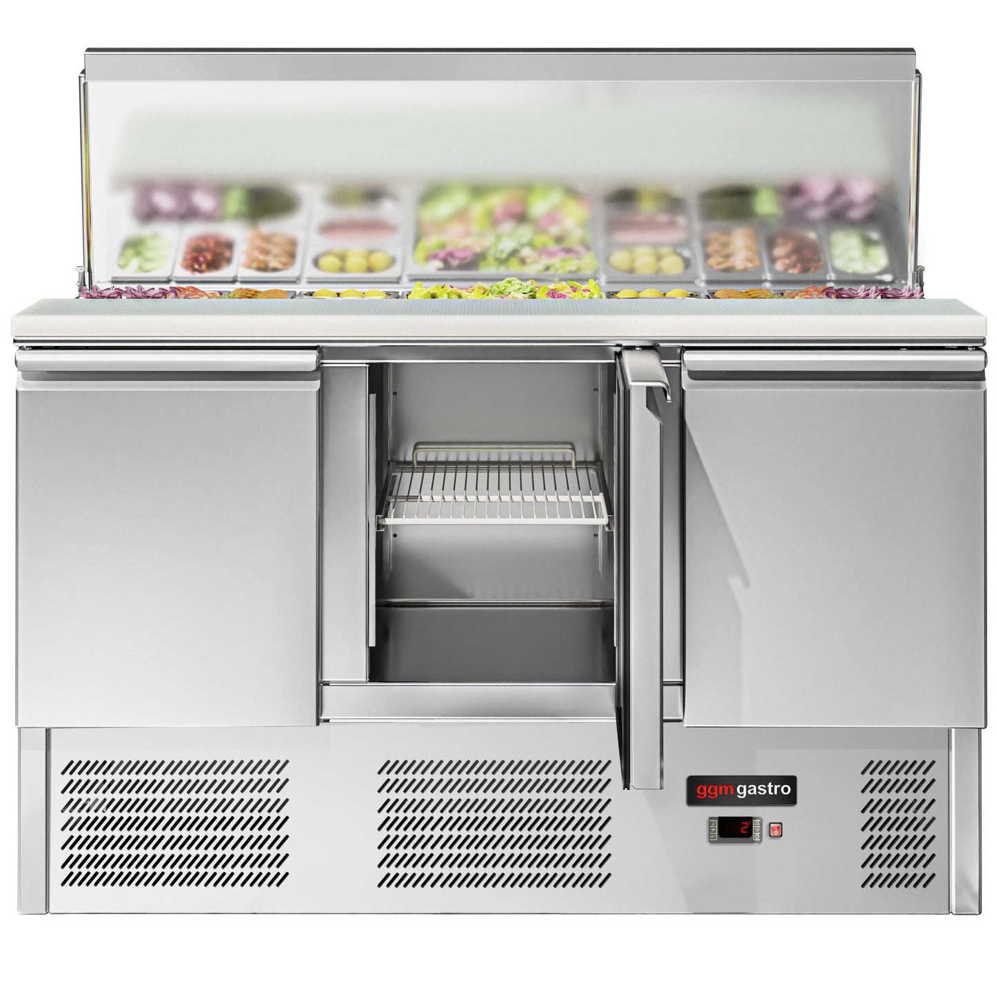 Saladette Eco - 1,37 x 0,7 M - con 3 puertas GGM Gastro