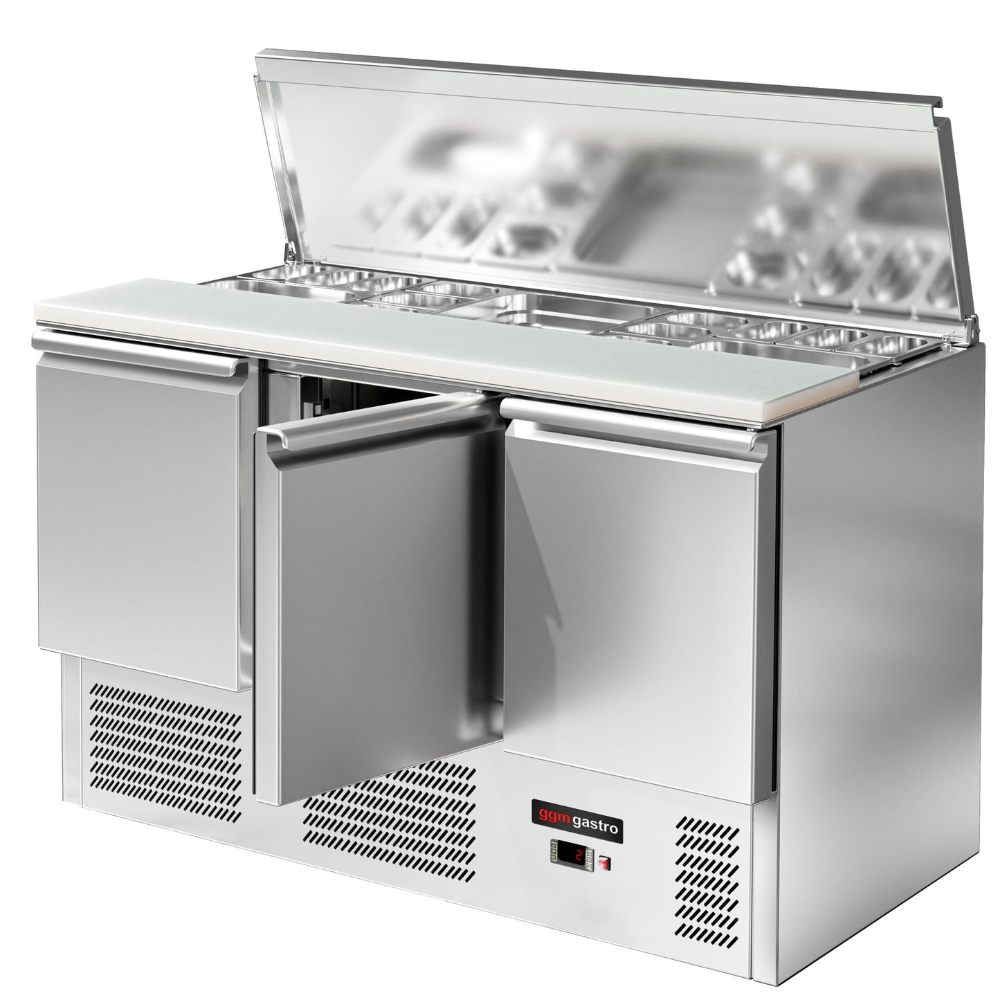Saladette Eco - 1,37 x 0,7 M - con 3 puertas GGM Gastro