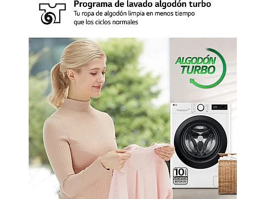 LG - lavadora F4WR5009A6W 9kg 1400rpm a