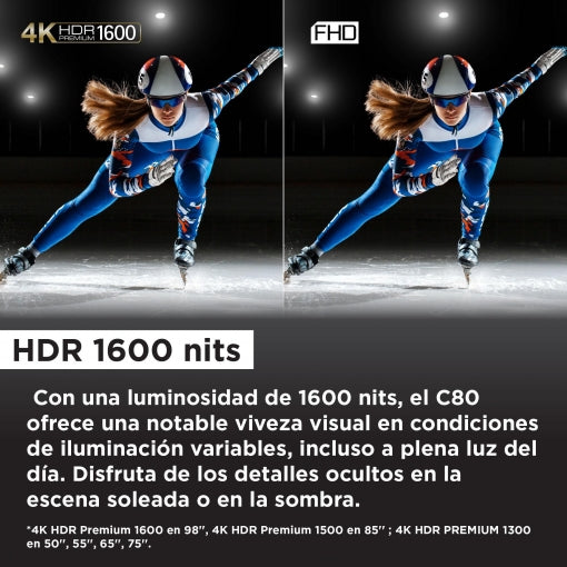 Smart TV TCL 75C805 4K Ultra HD 75 Qled