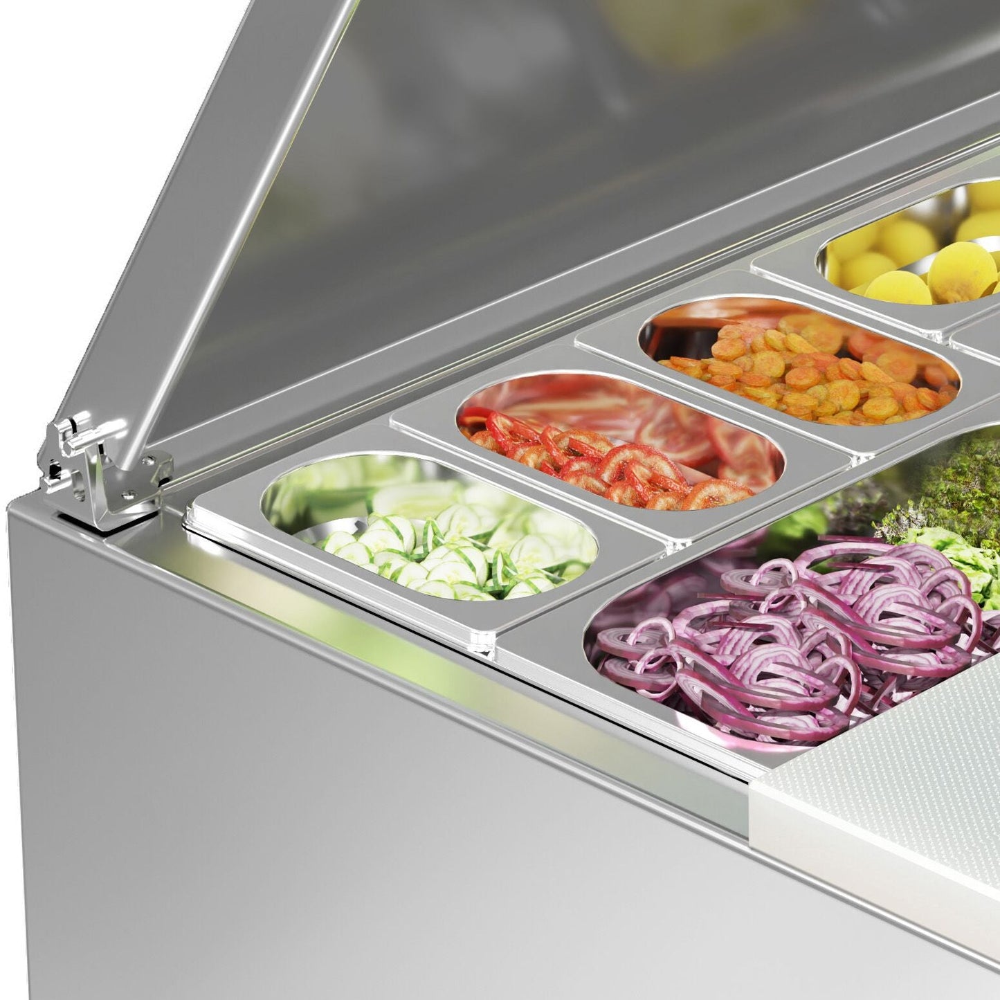 Saladette Eco - 1,37 x 0,7 M - con 3 puertas GGM Gastro