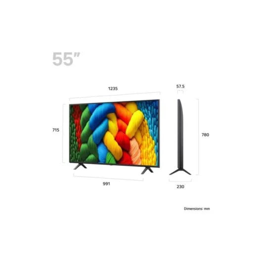 LG NanoCell 55NANO80A6B 4K Ultra HD 55" Smart TV Direct-LED HDR WiFi Bluetooth