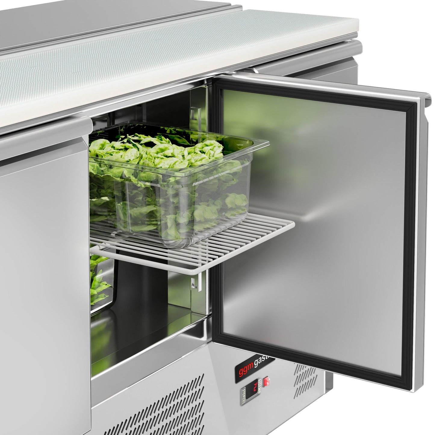 Saladette Eco - 1,37 x 0,7 M - con 3 puertas GGM Gastro