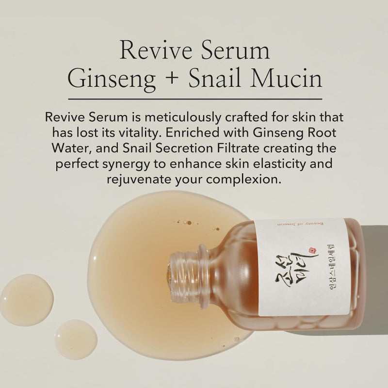 Beauty of Joseon Revive Hydrating Serum Lightweight Facial Serum with Hyaluronic Acid & Niacinamide for Radiant, Plump Skin