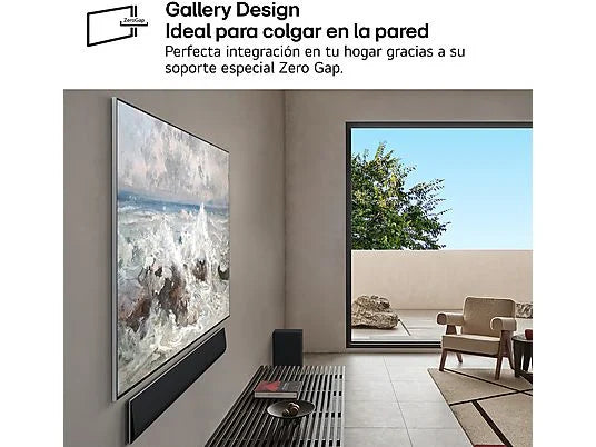 TV OLED 65 - LG OLED65G54LW, OLED 4K, Procesador Inteligente α11 AI Processor 4K Gen2, Smart TV, Rocky Black