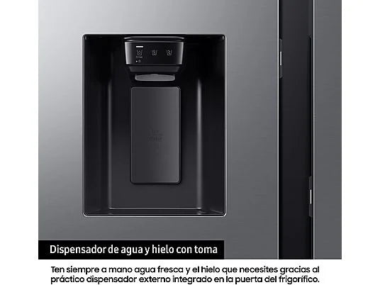 Samsung Frigorífico Americano Bespoke AI 178cm 640L Clase E RS70F64KETE