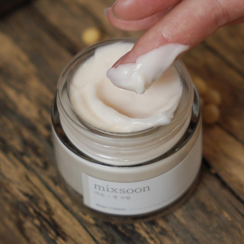 mixsoon Bean Cream - Intensive Moisture Face Cream For Smooth, Nourished Skin, Pore & Sebum Care - Korean Skincare For Glass Skin - Non-stick