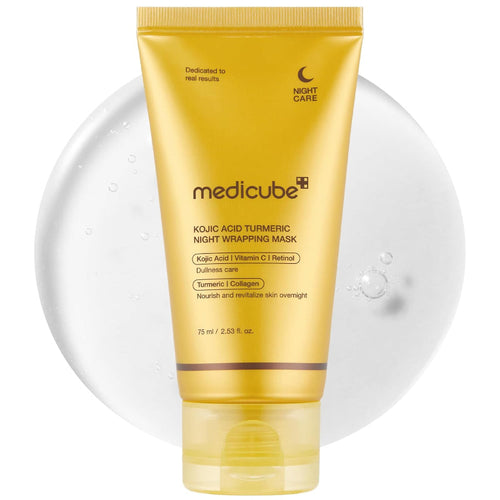 Kojic Acid Turmeric Overnight Wrapping Peel Off Mask – Brightens & Defends Against Skin Stress for a Clear, Glowing Complexion