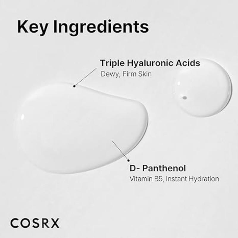 COSRX Triple Hyaluronic Moisture Ampoule – Deep Hydration Serum with 3 Types of Hyaluronic Acid – Lightweight Korean Skincare