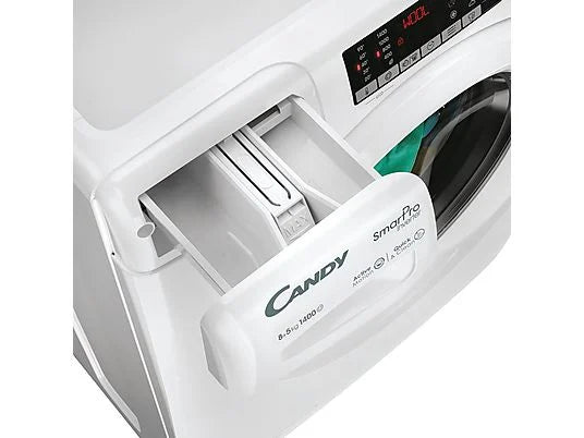 Lavadora secadora - Candy Smart Pro Inverter COW 4854TWM6/1-S, 8 kg/5 kg, 1400 rpm, 16 programas, Wi-Fi, A-10% en Lavado, Blanco