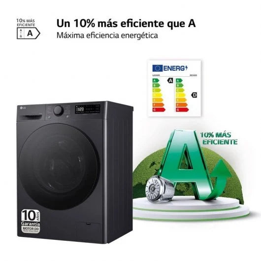 LG F4DR6009AGM Lavasecadora de Carga Frontal 9Kg6Kg D Negra