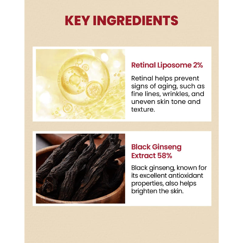 KSECRET EOUL 1988 Serum : Retinal Liposome 2% + Black Ginseng