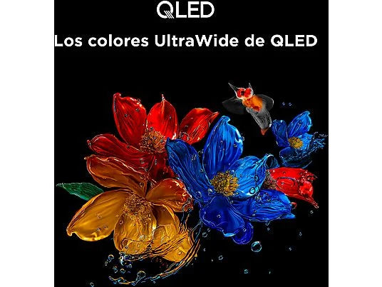 TV QLED 43" - TCL 43P7K, UHD 4K, AiPQ Processor, Smart TV, DVB-T2, 60 Hz, Pantalla HVA, Dolby Atmos, Negro