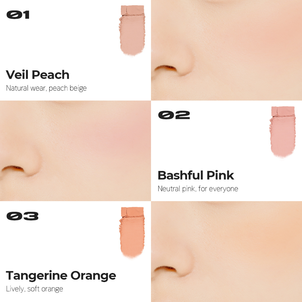 About_Tone Fluffy Wear Blusher - 6 Colours (4.3g)