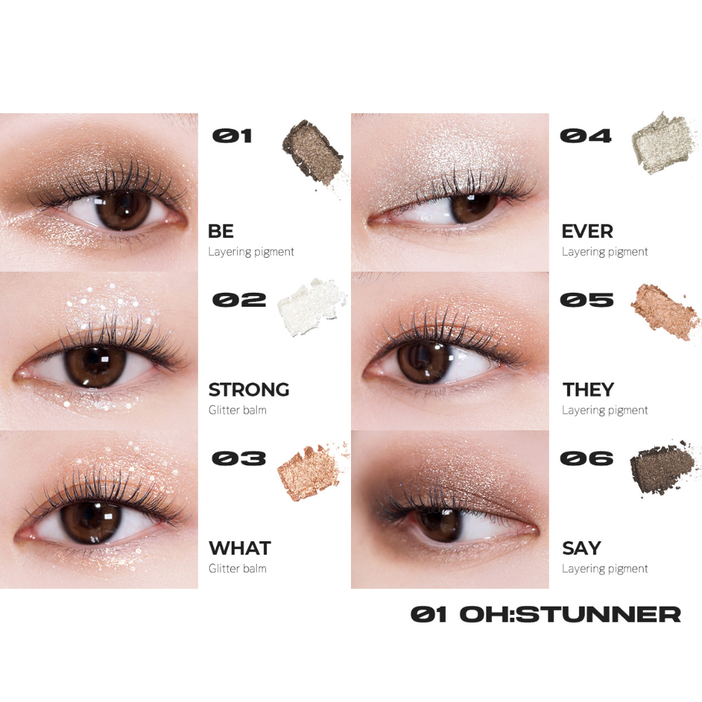 About_Tone Oh:My Glitter Pop - #01 Oh:Stunner (3.3g)