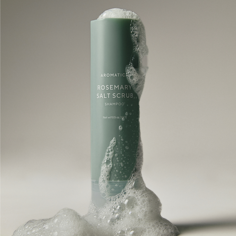 Aromatica Rosemary Salt Scrub Shampoo (300g)