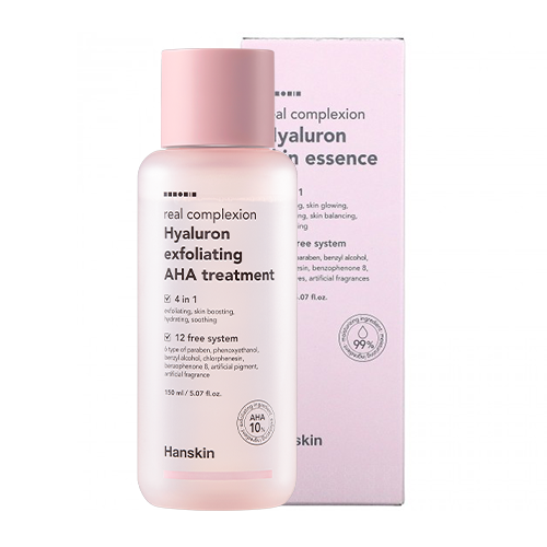 Hanskin Real Complexion Hyaluron Exfoliating AHA Treatment (150ml)