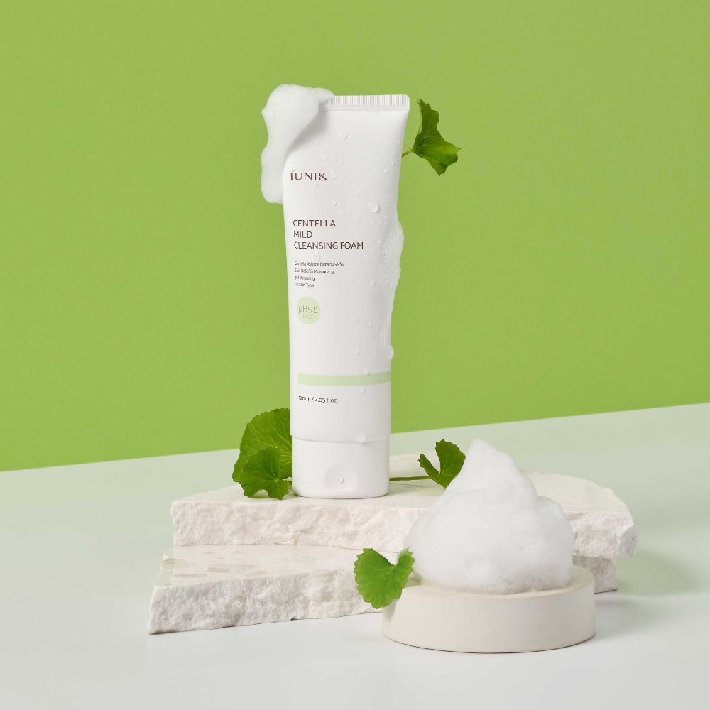 Iunik Centella Mild Cleansing Foam (120ml)
