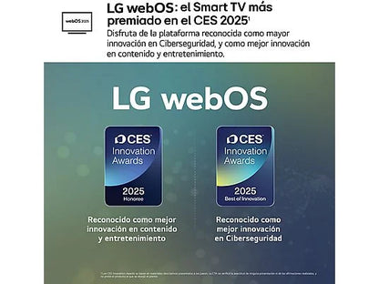 TV QNED 55 - LG 55QNED82A6B, UHD 4K, Procesador Inteligente α7 AI Processor 4K Gen8, Smart TV, DVB-T2 (H.265), Ashed Blue