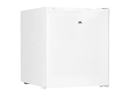 Frigorífico Table Top - OK OFK 061 E W, Compresor, 51 cm, 41 L, independiente, Compresor Blanco