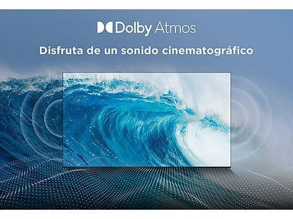 TV QLED 55" - TCL 55P7K, UHD 4K, AiPQ Processor, Smart TV, DVB-T2, 60 Hz, Pantalla HVA, Dolby Atmos, Negro