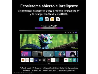 TV OLED 77 - LG OLED77Z39LA, OLED 8K, Inteligente α9 8K Gen6, Smart TV, DVB-T2 (H.265), Negro
