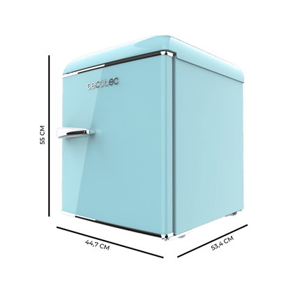 Bolero CoolMarket TT Origin 45 Blue E Mini Frigorífico Retro Sobremesa