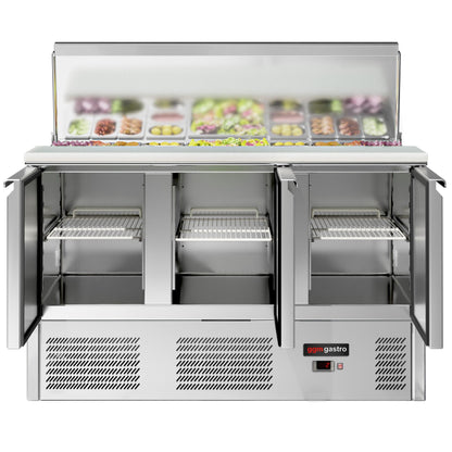 Saladette Eco - 1,37 x 0,7 M - con 3 puertas  GGM Gastro