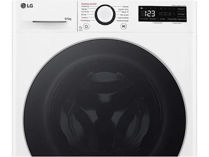 Lavadora secadora - LG F2DR5S09A1W, 9 kg+5 kg, 1200 rpm, 12 programas, Blanco