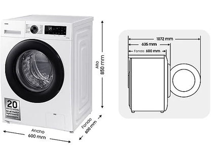 Lavadora Samsung WW80CGC04DAEEC 8kg 1400rpm
