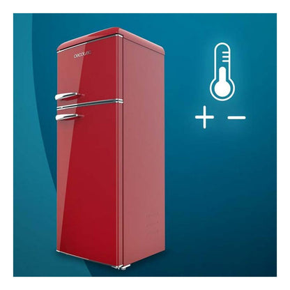 Frigorífico Retro Bolero CoolMarket 2d Origin 215 Red E Cecotec