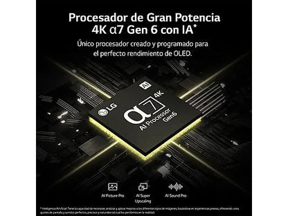 Smart TV LG 55" 4K 3840x2160 OLED55B36LA