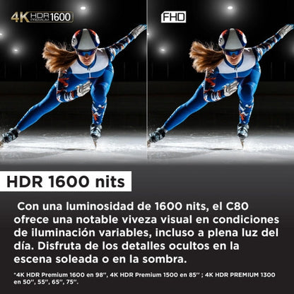 Smart TV TCL 75C805 4K Ultra HD 75 Qled