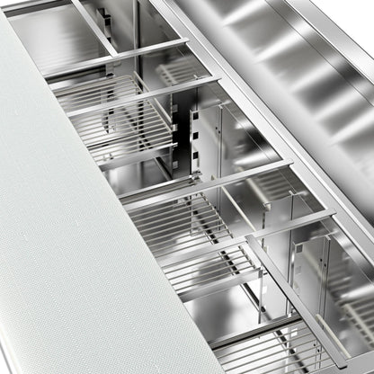 Saladette Eco - 1,37 x 0,7 M - con 3 puertas  GGM Gastro