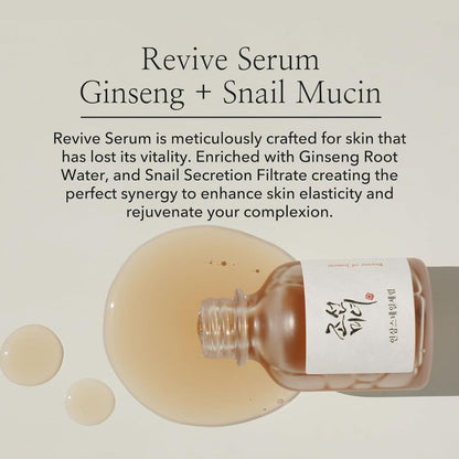 Beauty of Joseon Revive Hydrating Serum Lightweight Facial Serum with Hyaluronic Acid & Niacinamide for Radiant, Plump Skin