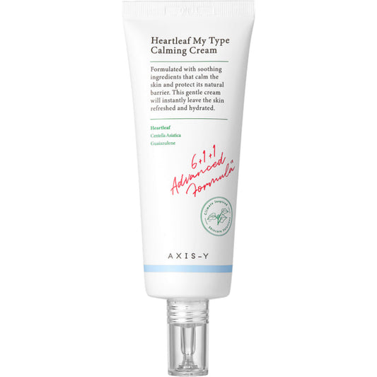 AXIS - Y Heartleaf My Type Calming Cream – Soothing Moisturizer with Houttuynia Cordata for Sensitive & Irritated Skin