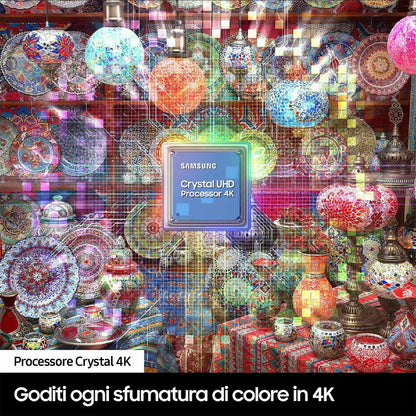 TV LED 55 - Samsung UE55DU7170U, UHD 4K, Smart TV, Negro