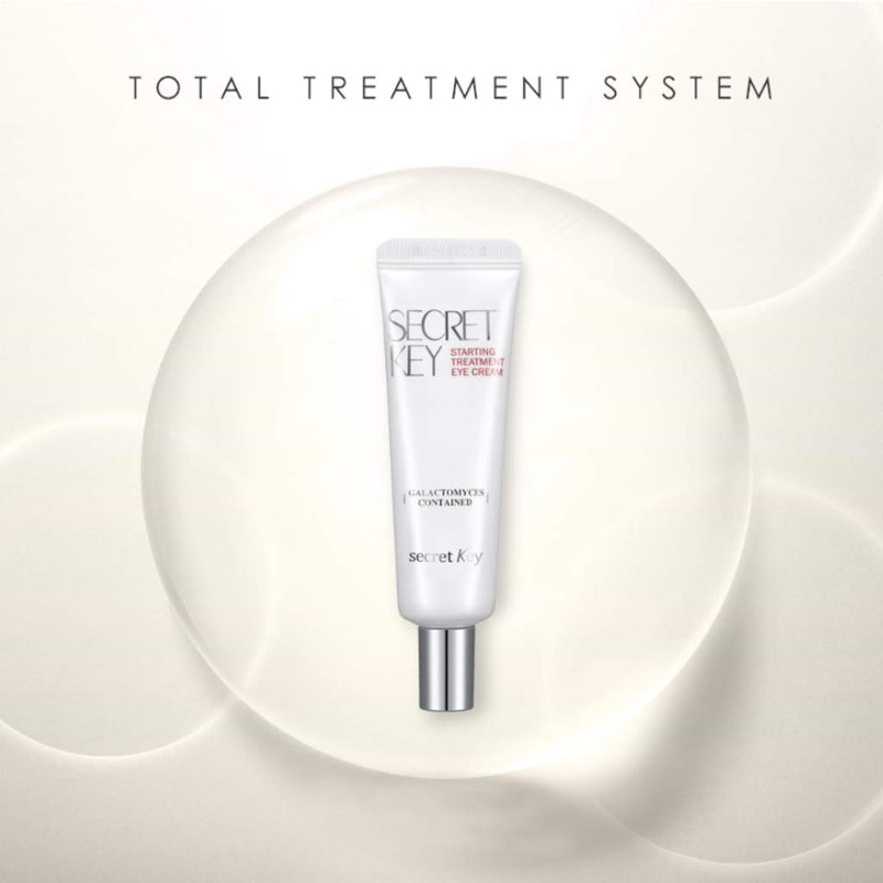 Secret Key Starting Treatment Eye Cream 30g – Brightening & Anti-Aging Eye Cream with Galactomyces and Niacinamide for Dark Circles