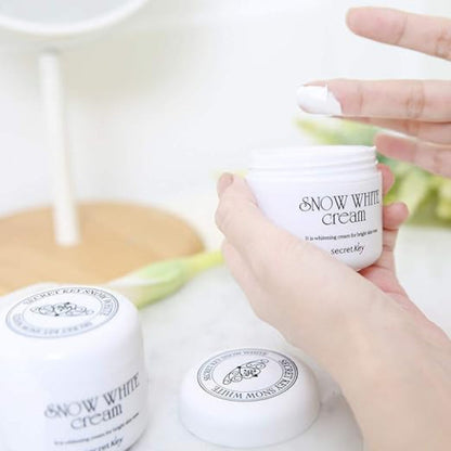 Snow White Cream – Brightening Face Cream with Niacinamide for Glowing Skin (50g)