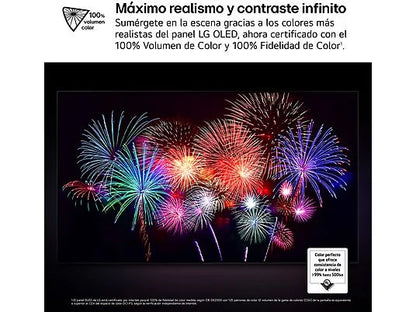 TV OLED 83" - LG OLED83G54LW.AEU, OLED 4K, Procesador Inteligente α11 AI Processor 4K Gen2, Smart TV, DVB-T2 (H.265), Rocky Black