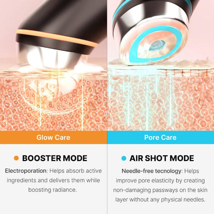Medicube Age-R Booster Pro | 6-in-1 Real Glass Glow Beauty Massager | Looking Glass Skin | Korean Skin Care