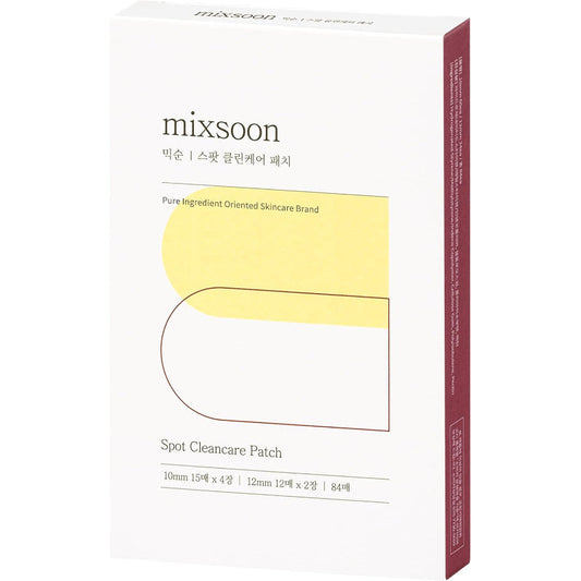 mixsoon Spot Clean Care Patch (84 Patches) Acne Pimple Seamless Patches to Cover and heal Troubled Spots