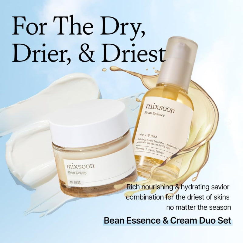 mixsoon Bean Essence Exfoliating Hydrating Korean Skin Care Glass skin Hyaluronic Acid Serum 1.69 Fl Oz